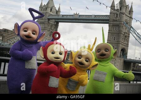 Teletubbies mark 10e anniversaire Banque D'Images