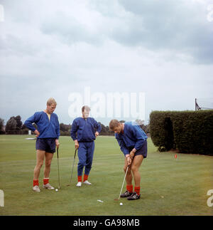 Football - Coupe du Monde 1966 Angleterre - France - Formation Roehampton Banque D'Images