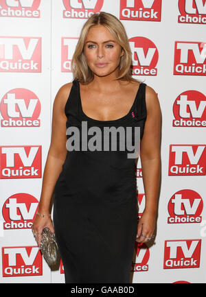 Rapide et plat TV Choice Awards - Arrivals - Londres Banque D'Images