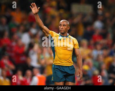 Rugby Union - IRB Rugby World Cup 2007 - Pool B - pays de Galles v Australie - Millennium Stadium.George Gregan, Australie Banque D'Images