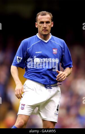 Football - FA Barclaycard Premiership - Ipswich Town v Manchester United. John McGreal de la ville d'Ipswich Banque D'Images