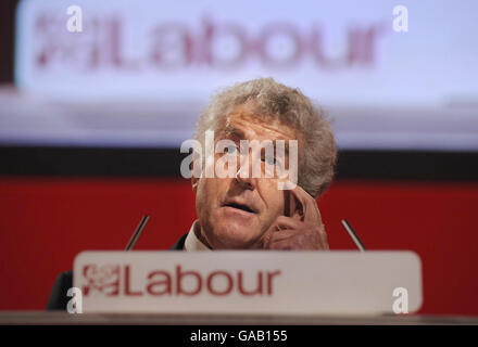 Le premier ministre du pays de Galles, M. RodMorgan, s'adresse aujourd'hui à la conférence du Parti travailliste à Bournemouth. Banque D'Images