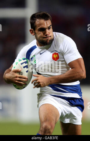 Rugby Union - IRB Rugby World Cup 2007 - Pool D - France / Namibie - le Stade. David Marty, France Banque D'Images