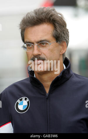 Course automobile Formula One - Grand Prix de Grande-Bretagne - Silverstone.Mario Theissen, directeur du sport automobile BMW Banque D'Images