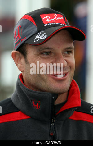 Course automobile Formula One - Grand Prix de Grande-Bretagne - Silverstone.Rubens Barrichello, pilote Honda Banque D'Images