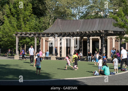 Heckscher Jeux, Central Park, NYC Banque D'Images
