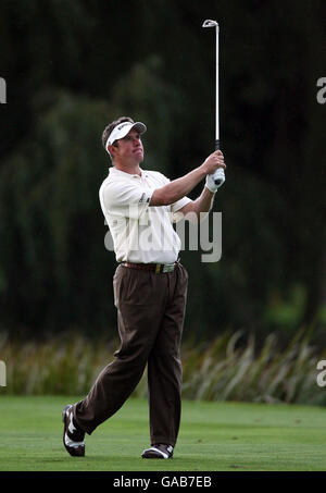 Golf - Quinn Direct British Masters - première journée - le beffroi.Lee Westwood, de l'Angleterre, pendant les Quinn Direct British Masters au Belfry, Wilshaw, Sutton Coldfield. Banque D'Images