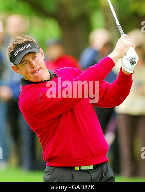 Golf - Quinn Direct British Masters - deuxième jour - le beffroi.Lee Westwood, de l'Angleterre, pendant les Quinn Direct British Masters au Belfry, Wilshaw, Sutton Coldfield. Banque D'Images