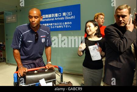 Football - Coupe du Monde FIFA 2002 - L'Aéroport International du Kansai Banque D'Images