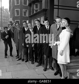 Al est dernière de la queue Banque D'Images