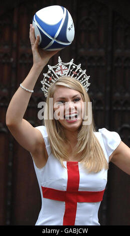 Miss Angleterre annoncé en tant que patron de St George's Day Banque D'Images