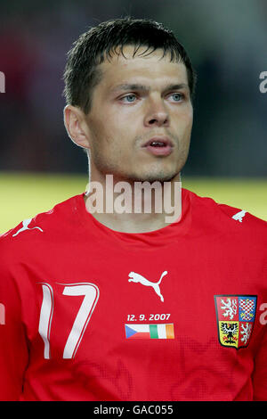 Football - Championnat UEFA 2008 qualification - Groupe D - République Tchèque / Irlande - Stade Sparta Prague. Libor Sionko, République tchèque Banque D'Images