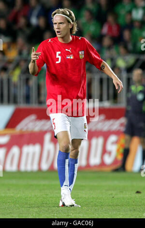 Football - Championnat UEFA 2008 qualification - Groupe D - République Tchèque / Irlande - Stade Sparta Prague. Radoslav Kovac, République tchèque Banque D'Images