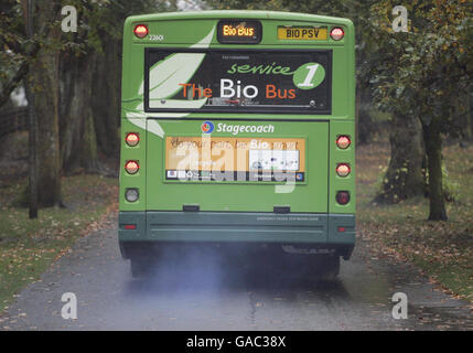 Le premier autobus-bio Banque D'Images