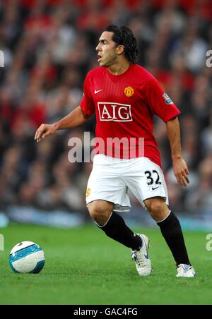 Football - Barclays Premier League - Manchester United / Middlesbrough - Old Trafford. Carlos Tevez, Manchester United Banque D'Images