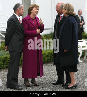 Royals belge visiter l'Irlande Banque D'Images