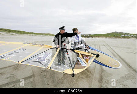 Planche à voile - Corona Extra PWA World Cup - Isle of Tiree Banque D'Images