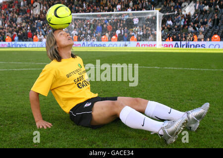 Soccer - Barclays Premier League - Fulham v Derby County - Craven Cottage Banque D'Images