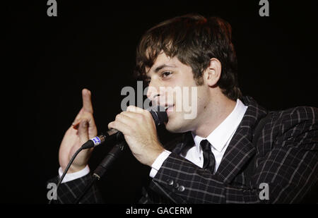 BBC Electric Proms - Mark Ronson - Londres.Mark Ronson au Roundhouse, dans le nord de Londres, dans le cadre de la semaine de concerts BBC Electric Proms. Banque D'Images