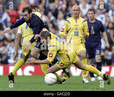 Soccer - Championnat d'Europe UEFA 2008 Qualifications - Groupe B - Ecosse v Ukraine - Hampden Park Banque D'Images