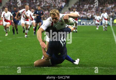 Rugby Union - Coupe du Monde de Rugby IRB 2007 - Semi Final - England v France - Stade de France Banque D'Images