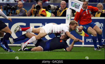 Rugby Union - Coupe du Monde de Rugby IRB 2007 - Semi Final - England v France - Stade de France Banque D'Images