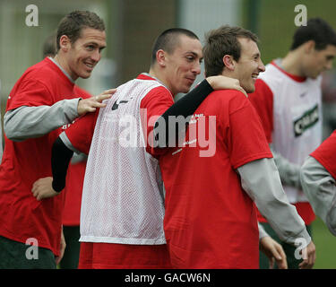 Soccer - Session de formation - Lennoxtown celtique Banque D'Images