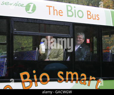 Le premier autobus-bio Banque D'Images