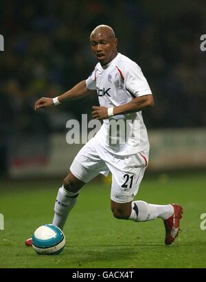 Football - coupe de l'UEFA - Groupe F - Bolton Wanderers / Braga - Reebok Stadium. El-Hadji Diouf, Bolton Wanderers Banque D'Images