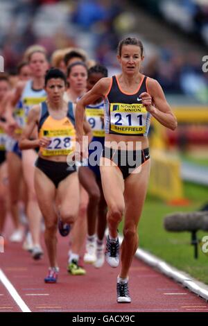 Athlétisme - Norwich Union Classic - Sheffield. Sonia O'Sullivan en action dans la course féminine de 3000m Banque D'Images