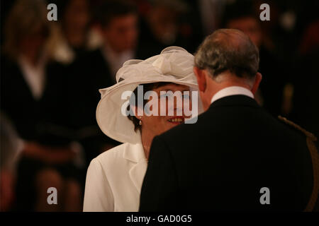 Investiture royale Banque D'Images