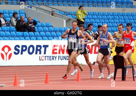 Athlétisme - épreuves du Commonwealth Aqua-Pura. Une vue générale de l'action Banque D'Images