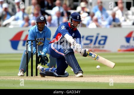 Cricket -série NatWest - Angleterre / Inde.Marcus Trescothick en Angleterre Banque D'Images