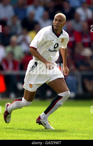 Football - amical - Bournemouth v Manchester United. Le nouveau Rio Ferdinand signé par Manchester United Banque D'Images