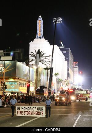 Holiday Parade Hollywood - Los Angeles Banque D'Images