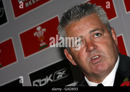 Rugby Union - Pays de Galles Conférence de presse - Millennium Stadium Banque D'Images