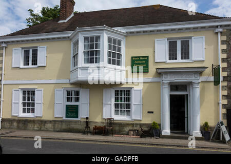 L'Angleterre, dans le Hampshire, à l'île de Wight, Yarmouth, Banque House Banque D'Images