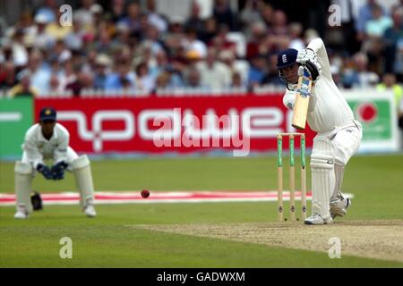 Cricket - Angleterre v Inde - Deuxième npower Test - Quatrième Jour Banque D'Images