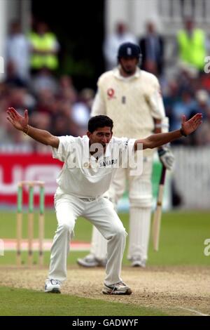 Cricket - Angleterre v Inde - Deuxième npower Test - Quatrième Jour Banque D'Images