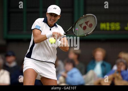 Tennis - Wimbledon 2002 - 1/4 de finale Banque D'Images