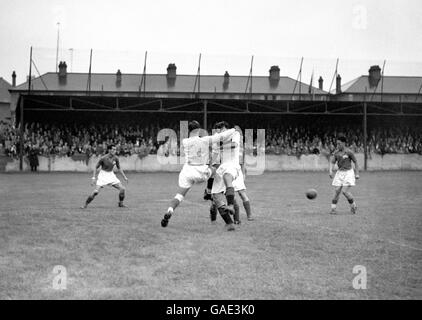 Soccer - Jeux Olympiques d'été 1948 - Turquie v Chine - Londres - Walthamstow Banque D'Images