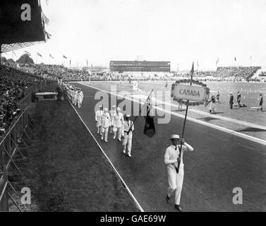 Paris 1924 Jeux Olympiques - Cérémonie d'ouverture - stade de Colombes Banque D'Images