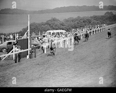 Les courses de chevaux - Le Sussex Stakes - Goodwood Banque D'Images