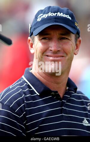 Golf - le 131e Open Golf Championship - Muirfield - quatrième tour. Peter Lonard d'Australie Banque D'Images