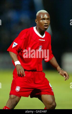 Football - amical - le Havre / Liverpool. El Hadji Diouf de Liverpool Banque D'Images