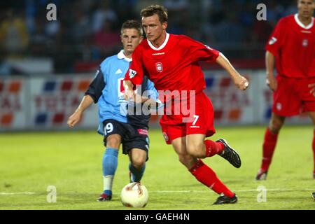 Football - amical - le Havre / Liverpool. Vladimir Smicer de Liverpool Banque D'Images