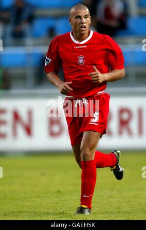 Football - amical - le Havre / Liverpool. Milan Baros de Liverpool Banque D'Images