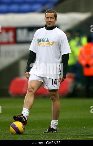 Football - Barclays Premier League - Bolton Wanderers / Manchester United - Reebok Stadium. Kevin Davies, Bolton Wanderers Banque D'Images