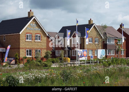 Bovis Homes abrite le développement de 'Bramble Chase' à Honeybourne, près d'Evesham, Worcestershire, Angleterre, Royaume-Uni Banque D'Images