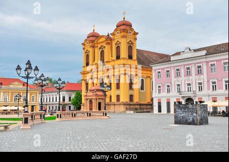 La vieille ville de Timisoara, Roumanie Banque D'Images